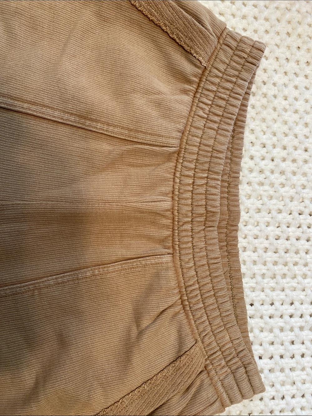 aerie Tan Wide-Leg Track Pants - Picture 9 of 11